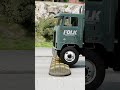 Truck vs speed bump #9 | BeamNG drive | #beamngdrive#beamngcarcrash#beamngcarsvs#dumptruck