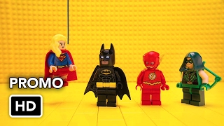 LEGO Batman meets CW Superheroes Promo (HD) Flash, Arrow, Supergirl