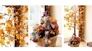 Beautiful Fall LED Lighted Maple Tree || Fall Decor 2019