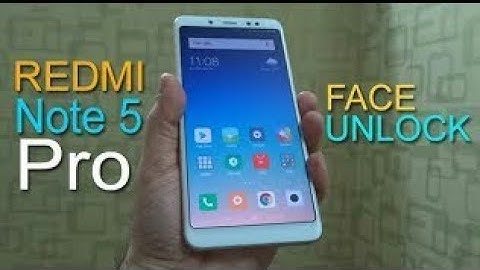 Redmi Note 5 Pro Face Unlock - watch how it works, how fast it is