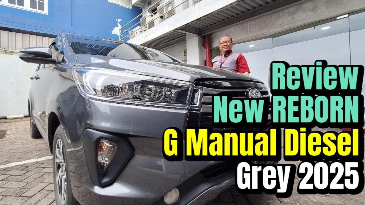 Fitur Lengkap Pada New Innova Reborn 2.4 G Manual Diesel Warna Grey 2026 |Toyota Medan 085362072000