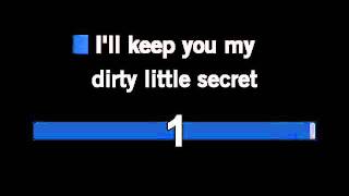 Video thumbnail of "The All-American Rejects - Dirty Little Secret Karaoke With Lyrics Unofficial"