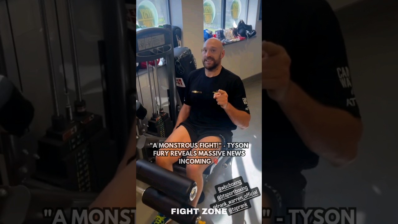 Tyson Fury Reveals "Monstrous Fight"-Massive News Incoming