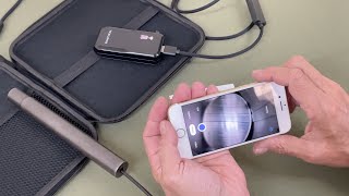 Teslong Borescope WIFI to phone set up video