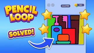 ✏️ Pencil Loop Level 150 Walkthrough & Solution! | How to Solve Every Puzzle 🧩