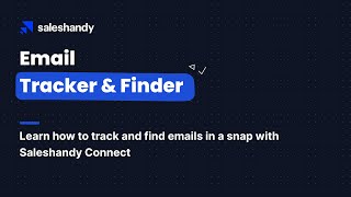 Saleshandy Connect | Email Tracker & Finder screenshot 3
