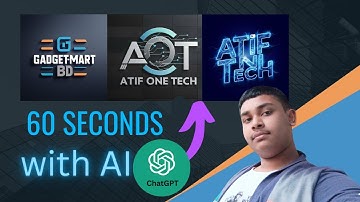 Create a logo in 1 minute using AI . ChatGPT- step by step guide.