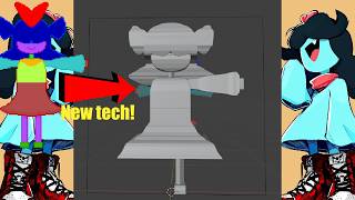 New tech to make low-poly 3D models! - Modeling Aqua Deltarune Blender