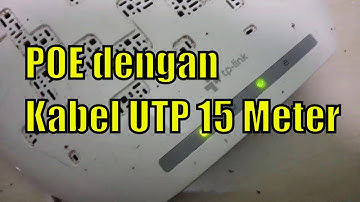 Cara Membuat POE Repeater Sendiri 15 Meter Kabel UTP