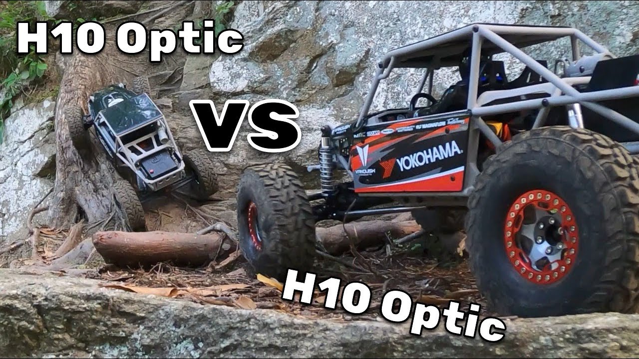 Vanquish  H10 Optic vs Vanquish H10 Optic - One is Upgraded and the Other Mostly Stock. #rc #rccar