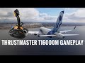 Thrustmaster T.16000M MSFS2020 Gameplay| Airliner and GA aircraft