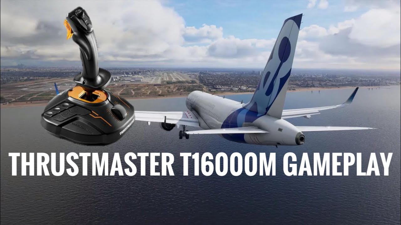 Thrustmaster T.16000M MSFS2020 Gameplay| Airliner and GA aircraft 