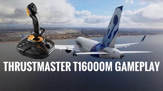Thrustmaster T.16000M MSFS2020 Gameplay| Airliner and GA aircraft