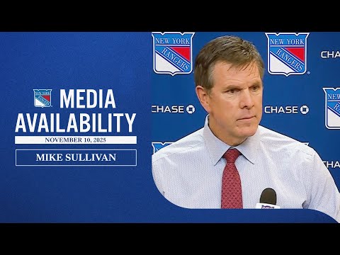 NYR vs NSH: Mike Sullivan Postgame Media Availability | Nov. 10, 2025
