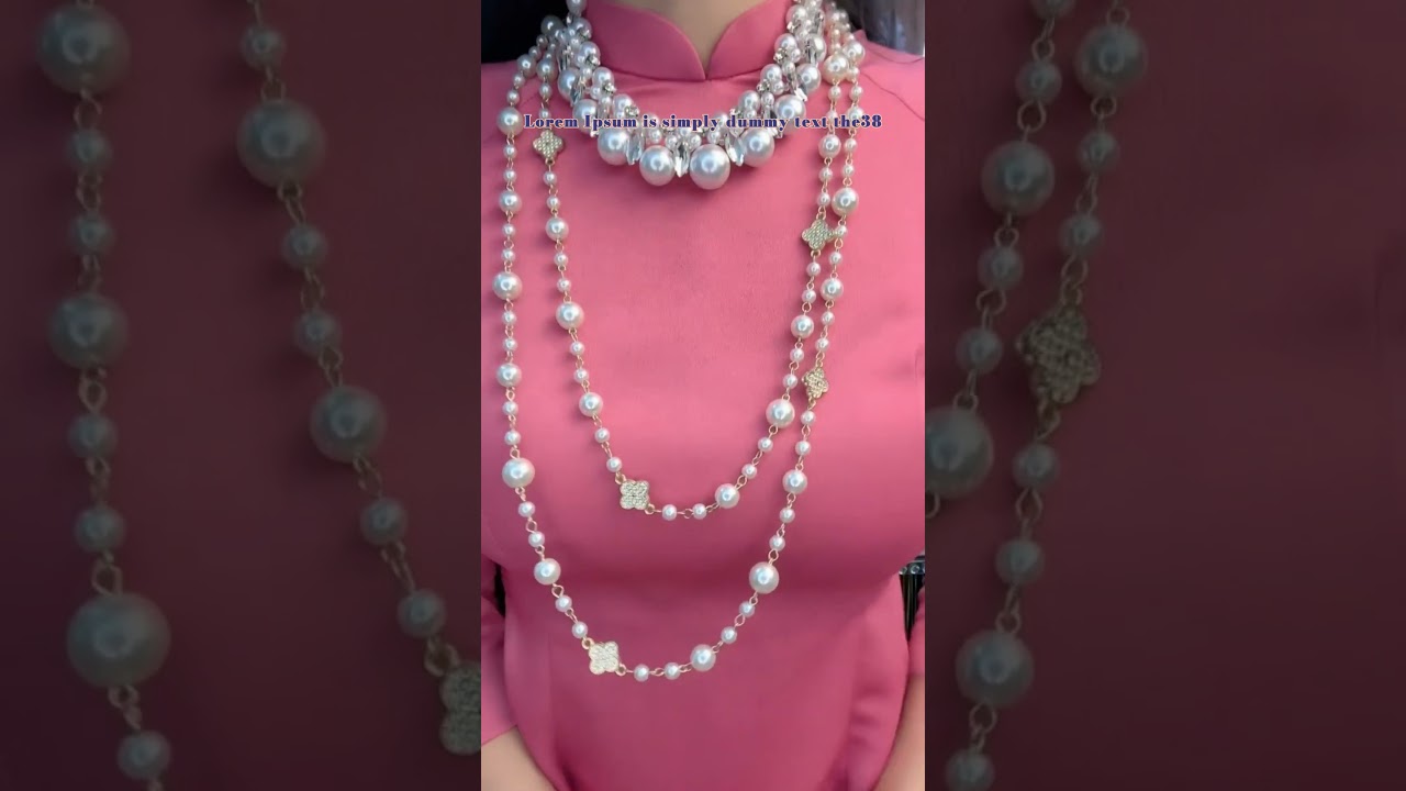 Mẫu Vòng Ngọc Cỏ Bốn Lá - Phụ Kiện Áo Dài Tinh Tế