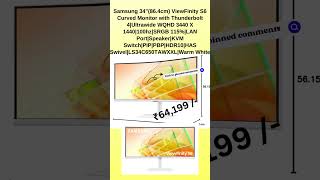amsung 34"(86.4cm) ViewFinity S6 Curved Monitor with Thunderbolt 4 | Warm White| Secret Mrs.|