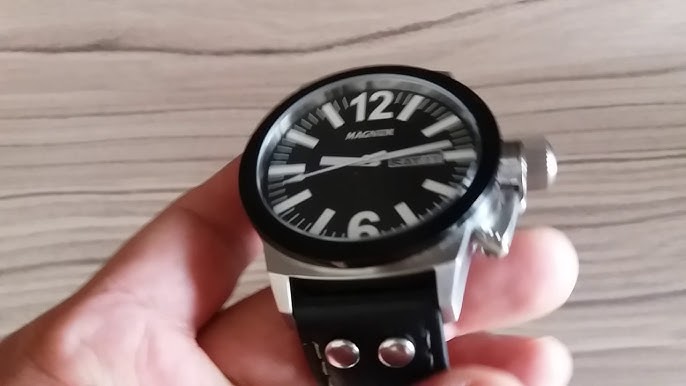 Relógio Magnum Masculino Cronógrafo Dourado MA33764U - Relojoaria Invictos