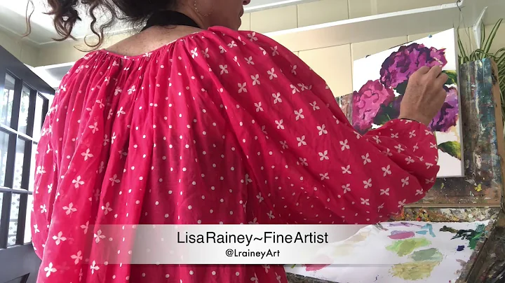 Painting Demo with Sawdust Artist Lisa Rainey