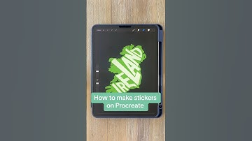 How to make stickers on Procreate #procreateapp #procreatetips #procreatetutorials #stickers