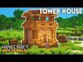 Minecraft: How to Build a Small Tower House