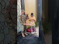 Pizza woman sees her military husband! #Shorts