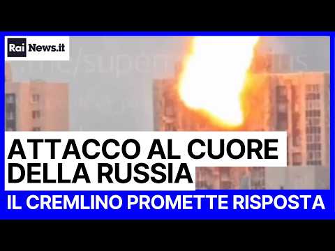 Video Attacco al cuore della Russia, oltre 200 droni sulla capitale. Raffineria in fiamme
