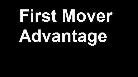 28 First Mover advantage Extensive form game