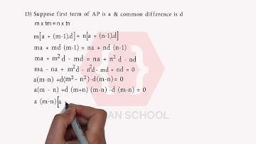 Problem Set 3 Q13, Arithmetic Progression, Chapter 3, Algebra, Class 10th.