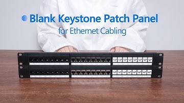 How to Build a Clean Network with a Blank Keystone Patch Panel?