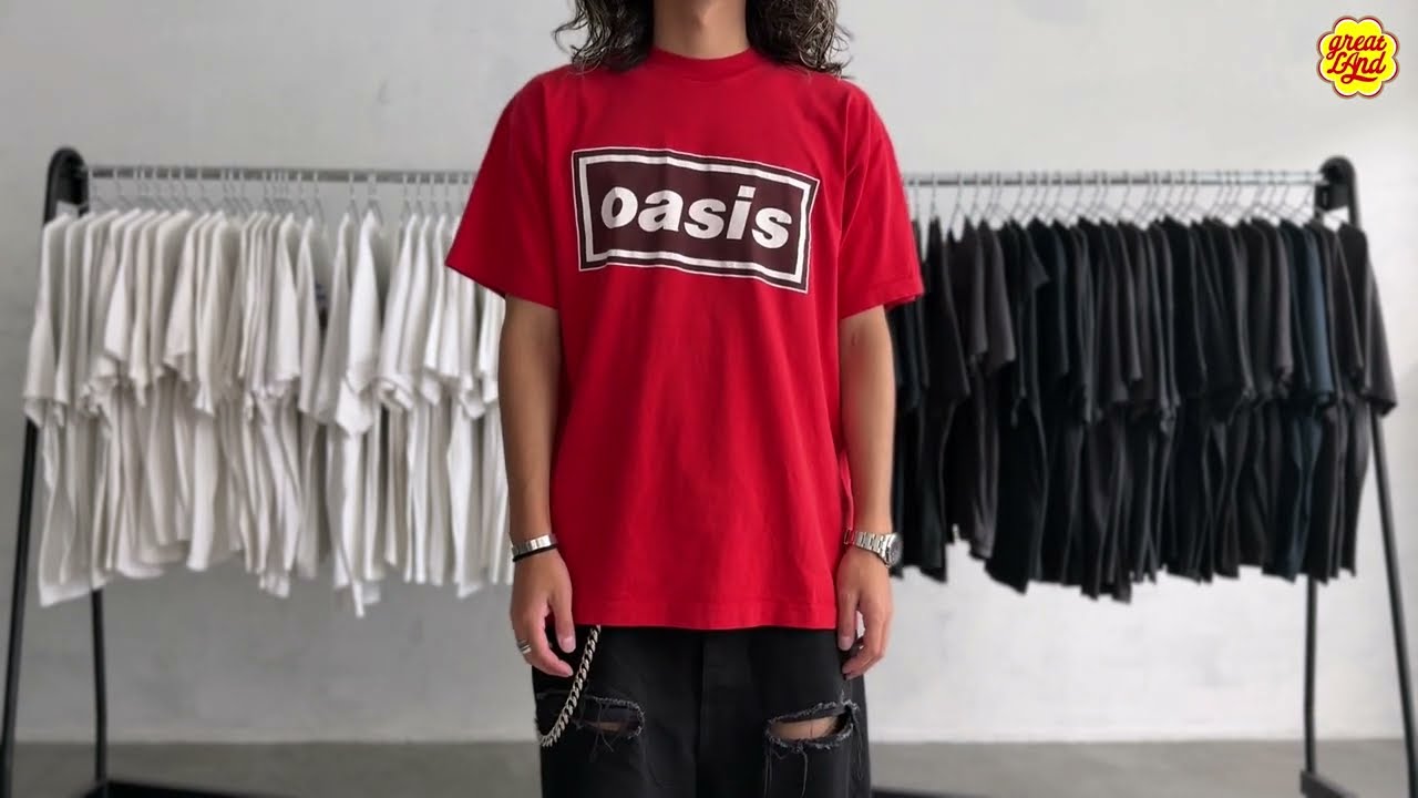oasis BOX LOGO RED SCREEN STARS LARGE 0345 | gr