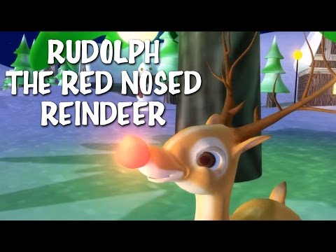 Rudolph The Red Nosed Reindeer | Christmas Song With Lyrics - YouTube