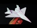 Cara membuat pesawat jet su  27 flanker  origami pesawat jet tempur dari kertas