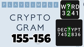 PlaySimple CRYPTOGRAM level 155 156
