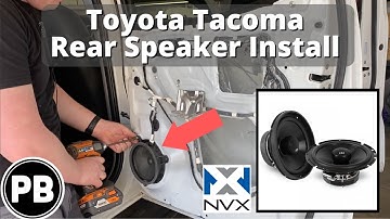 2005 - 2015 Toyota Tacoma Rear Door Speaker Install