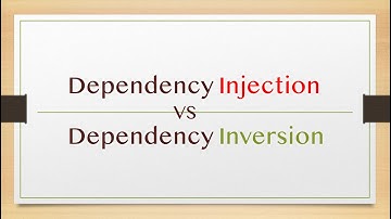 Know the difference between Dependency Injection and Dependency Inversion.