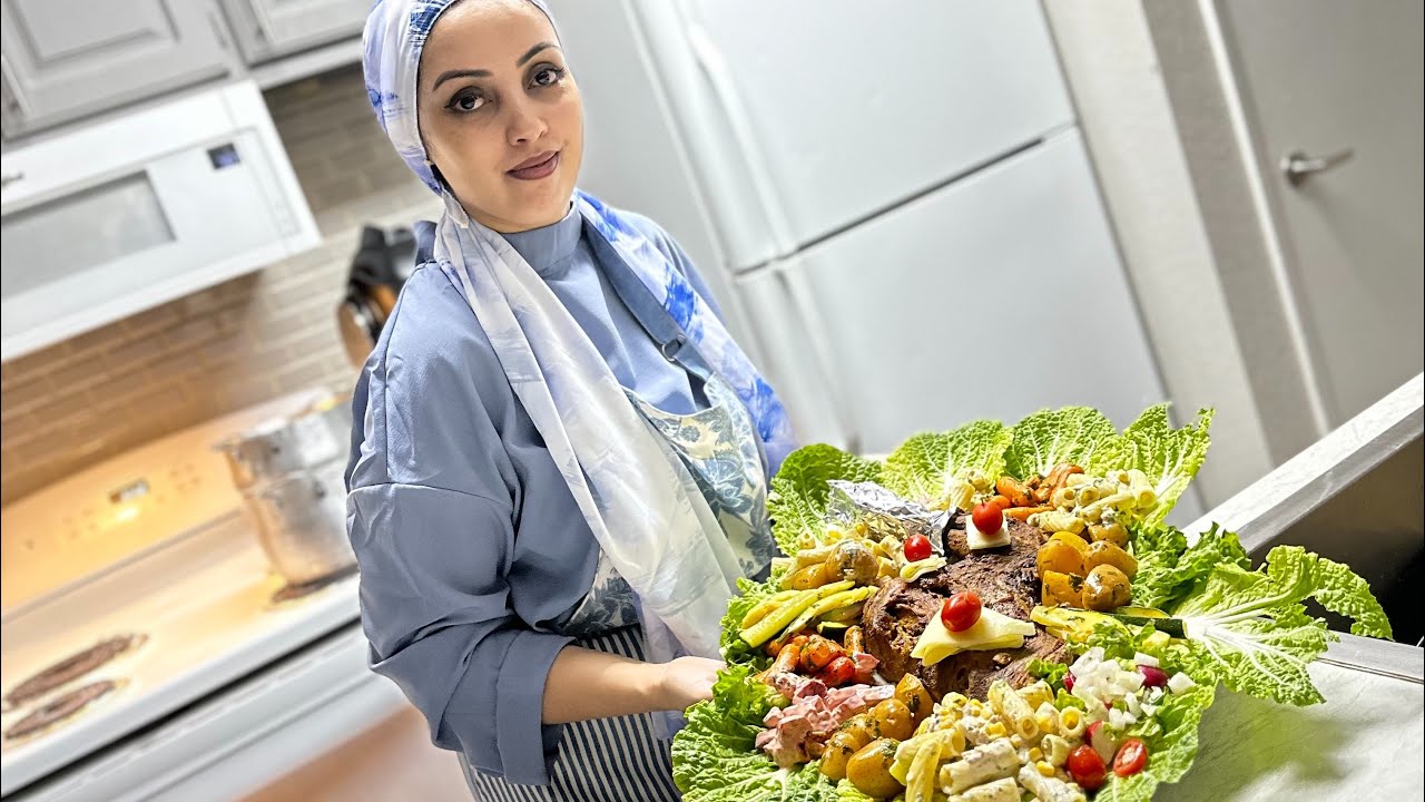 كنت ناوية ندير اخر عشاء مع اولادي🥰 جانا ضيف على غفلة🙆🏻‍♀️ حمرت لزوجي وجهو كدام ظيافو 😁كلشي مع فرحان