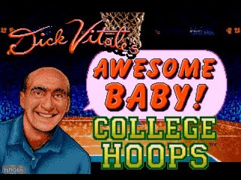 Dick Vitale's 'Awesome, Baby!' College Hoops (Sega Genesis) - North Carolina vs. Florida