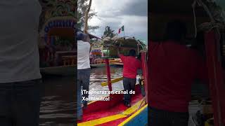 ¡Trajineras en canal de Xochimilco! #xochimilco #trajineras #cdmx_oficial #shortsyoutube #musica