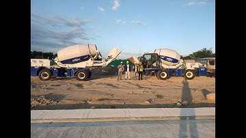 3.5 m3 And 5.5 m3 Self Loading Concrete Mixers In Bataan Philippines