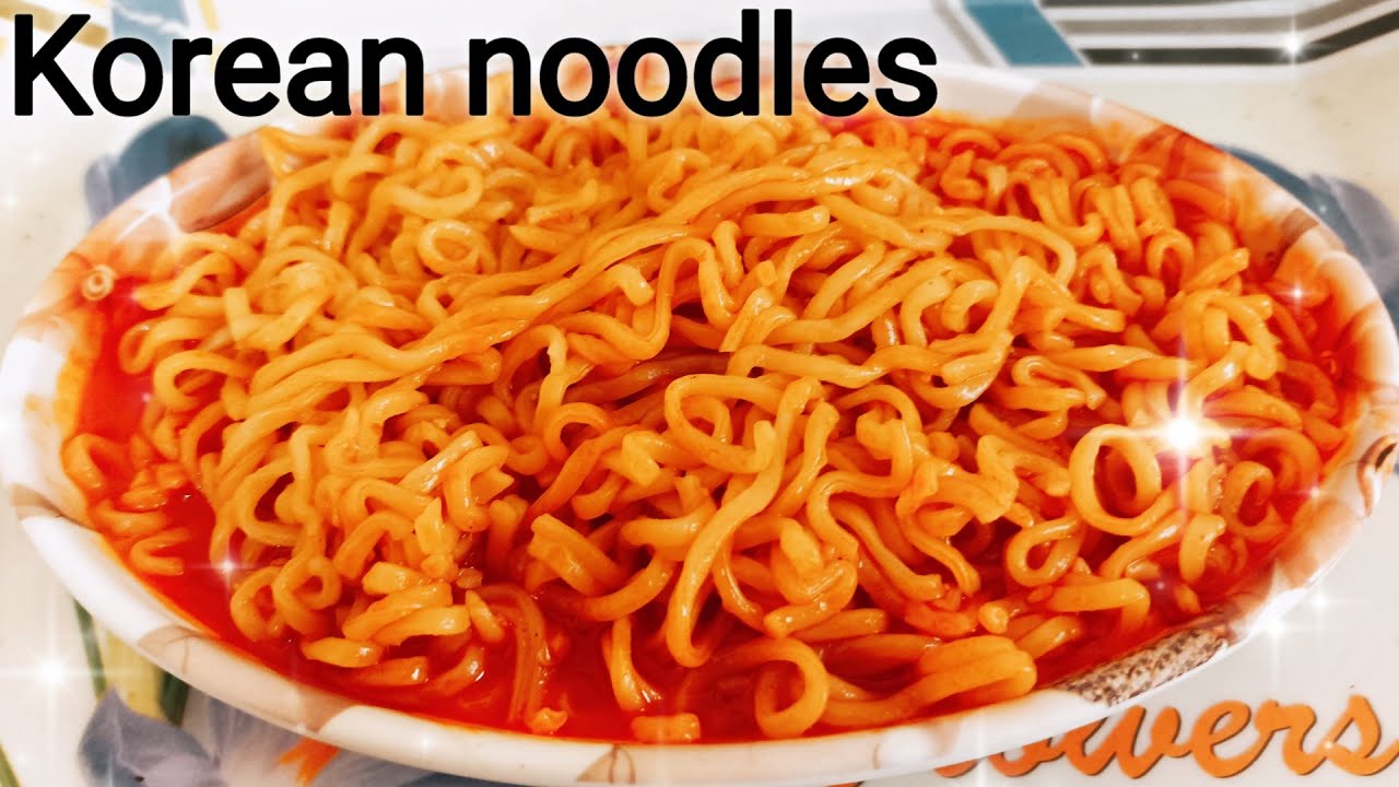 Hot and spicy Korean Noodles recipe korean noodles ramen havita