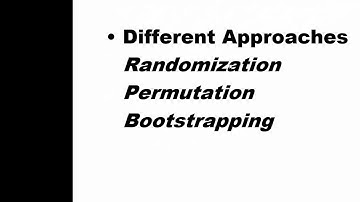 Introduction to randomisation resampling statistics including example 1