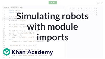 Program design: robot simulation | Intro to CS - Python | Khan Academy