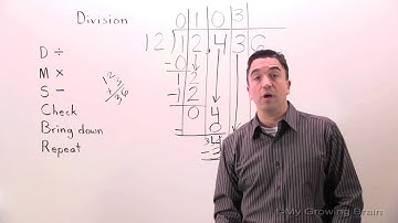 Division: 5 Digit by 2 Digit with Remainder / My Growing Brian