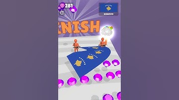 🏳️‍🌈Flag Painters🏳️‍🌈 - Gameplay Walkthrough Level 4 - Kosovo (iOS, Android)