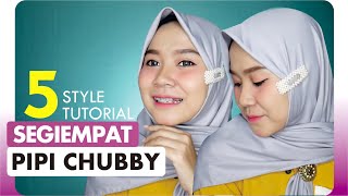 5 Style Tutorial Hijab Segiempat Paling Beda