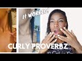 I Tried CURLY PROVERBZ SUPER HAIR GROWTH OIL | This is How You Make It