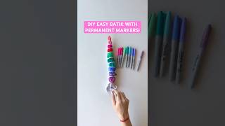 Kerajinan batik DIY #kerajinan #batik #kerajinanmudah #daurulang #spidol #sharpie #diy #tutorial #kerajinanmusimpanas #menyenangkan
