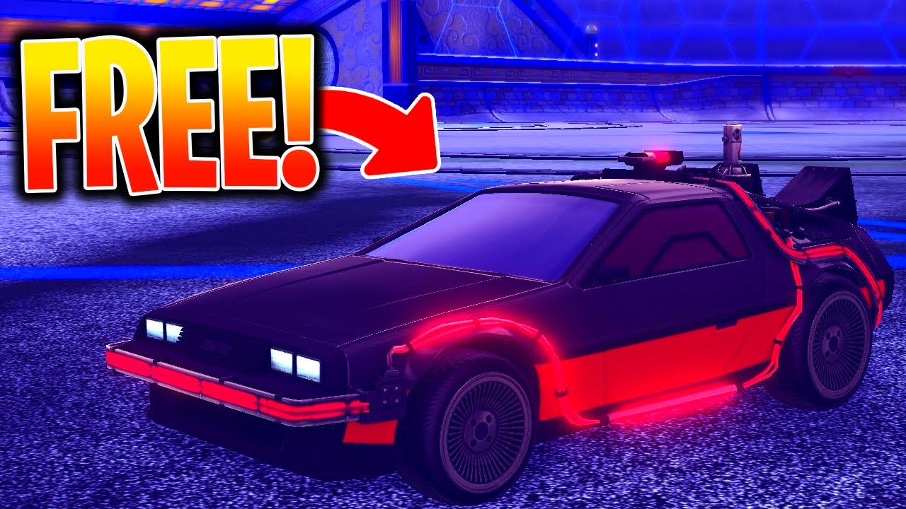 How To Get DELOREAN TIME MACHINE For FREE IN ROCKET LEAGUE! YouTube