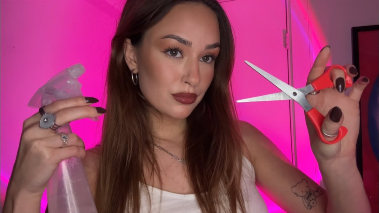 [ASMR] giving you a fast & aggressive haircut (I'm obsessed with you)