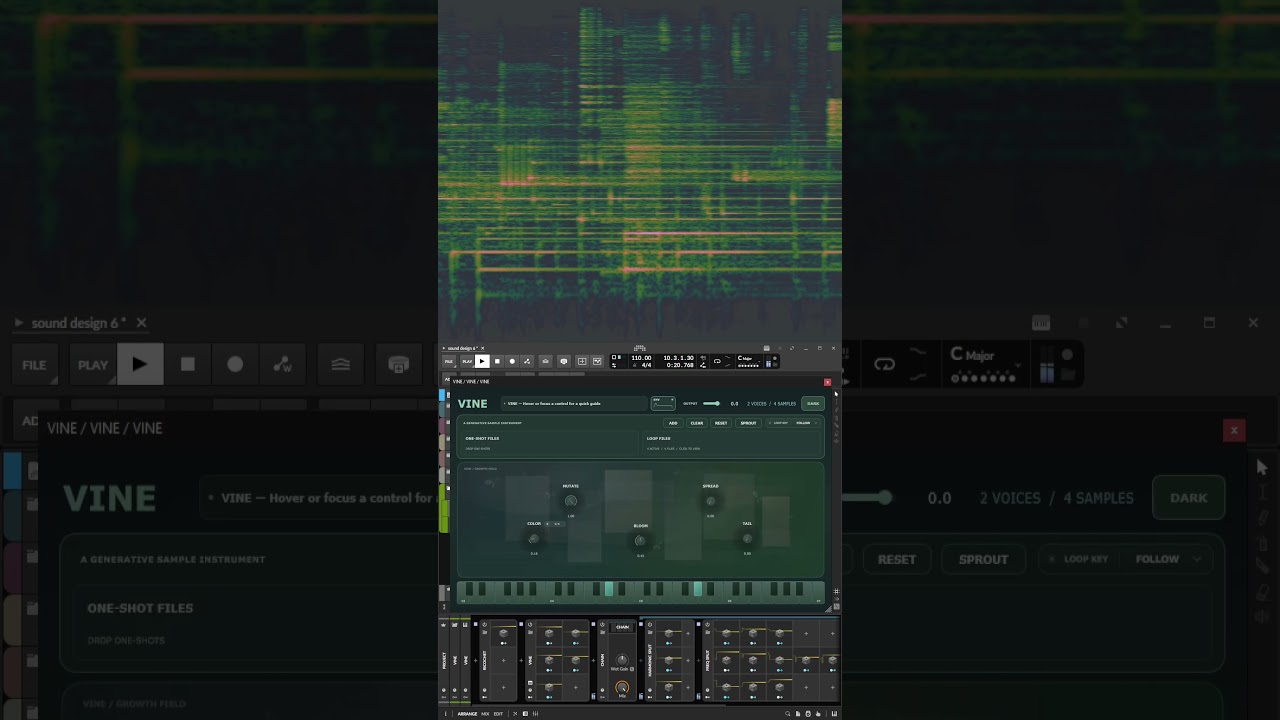 playing with @dowfimusic's plugin #music #bitwig #sounddesign #shorts